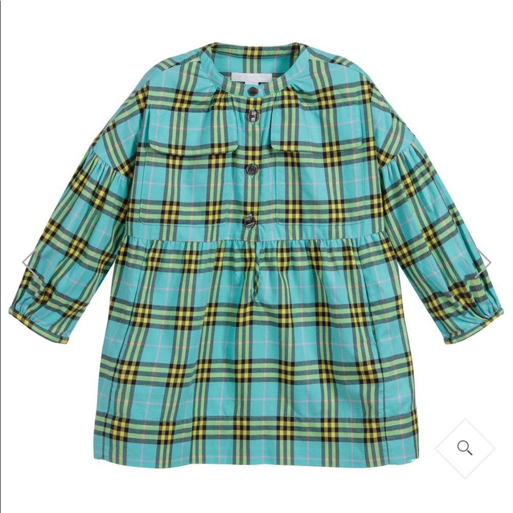 Burberry Turquoise Marna Dress 14Y